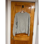 J.Crew  Gray Pear Intarsia Sweater Novelty Fruit Knit Rabbit Hair Blend Photo 4