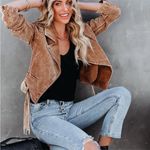 VICI women’s corduroy tan Moto jacket medium nwot Photo 4