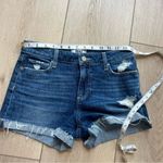 Paige  Denim Jimmy Jimmy Jean Shorts Size 26 Mid Rise Distressed Cuffed Short Photo 7