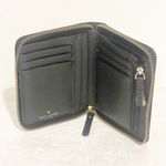 Kate Spade  Black Leather Full Zip Multi Slot Wallet Photo 2