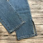 Old Navy  Women's High-Rise O.G. Straight Leg Jeans Ankle Slit Blue Denim 2 Zip Photo 6