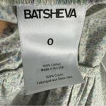 Batsheva Long Ruffle Prairie Ditsy Floral Maxi Dress Size 0 XS Blue Purple Photo 10