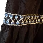 Tommy Bahama Tiered embroidered baby doll mini with bell sleeve L 100% Cotton Photo 4