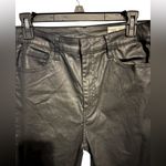 ZARA  Black Coated Wax-Effect Jeans
Women's Size 40 (US 8) Slim
Straight Photo 1