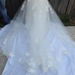 Maggie Sottero Cream Wedding Dress Size 10 Photo 5