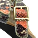 Vionic Park Radia Snakeprint Triple Strap Orthotic Sandals in Mint Snake Size 8 Photo 13