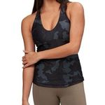 prAna  Layna Bra Tank Black Camo NWT Photo 0