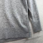 Aerie Sz S Sweater Oversized V-neck Knit Pullover Gray Soft Cozy Winter Women’s Photo 3