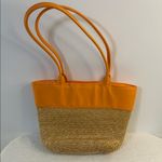 Bath & Body Works  Orange Starfish Straw Shoulder Bag Photo 2