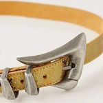 Free People NWT Billie Leather Belt in Wild Side Photo 1