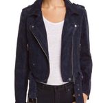 Vigoss navy Blue Leather Jacket Photo 0