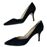Marc Fisher Black Suede Pumps 8.5M Pointed Toe Stiletto Heel Classic Chic ( Photo 5