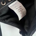 Mistress Rocks NWT Insider Faux Leather Strapless Lace Up Crop Top Size Large L Photo 9