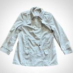 Calvin Klein Tan Taupe Classic Trench Coat Jacket Womens XLarge Photo 0