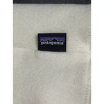 Patagonia Uprisal Crew Sweatshirt Mountain Stripe Logo Cream Size L Photo 4