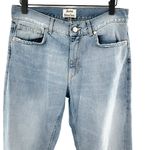 Acne Studios Boyfriend Fit High Waisted Light Wash Boy Water Jeans Photo 5