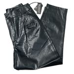 BLANK NYC NWT! Vegan Leather Pleated High Waist Crocodile Print Pant - Size 27 Photo 6