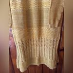 Marled‎ Mustard Yellow Cable Knit Long Cardigan Size Medium Photo 5