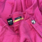 Anthropologie Maeve for  the Colette fuschia cropped wide leg linen viscose pant Photo 1