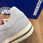 Birkenstock bend low gray suede lace up shoes sneakers new Photo 4