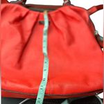 Kate Spade Flame orange Red Leather Satchel Crossbody Bag Women's Handbag Photo 9