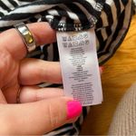Michael Michael Kors black and white striped quarter zip top size 1X Photo 3