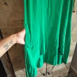 NWT Manta Del Lago Maxi Dress Sz Medium Green Lagenlook Artsy Photo 3