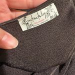 Free People NWT  Intimately Long Sleeve V-neck Bodysuit Dark Gray Sz XS Photo 5