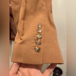 ALC Frank A.L.C. Blazer Maverick Jacket Long 2 Button Brown Lace Up Trim Size 8 Photo 7