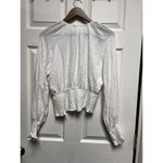 The Impeccable Pig 0036  Women's‎ Medium Blouse White Top Long Sleeve Photo 3