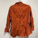 Aritzia New Aritiza Wilfred Free Relaxed Poplin Shirt Copper Red Size Small Photo 3