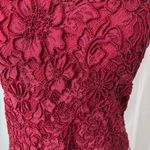 Ricki Freeman Teri Jon Nites beaded top Red Size 4 Photo 2