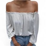 Brandy Melville OG off the shoulder maura top Photo 0