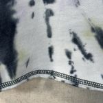 Aeropostale  JRS Medium Cropped Sweatshirt Hoodie Tie-Dye Long Dolman Sleeve Gray Photo 8