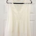 VICI Lovestitch FROM A DREAM LACE TOP Ivory White sz Medium Photo 0