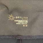 Aerie Offline by faux leather blue Real Good hi-rise leggings Medium Photo 2