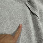 Free People Long Sleeve Hooded Sweater Cardigan Oversized in Light Gray XS/S Photo 15