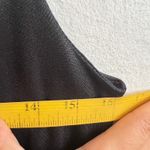 San Joy Vintage Y2K Black Mini Dress Shiny 2000s Goth Whimsigoth Witchy Small Photo 5