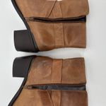Ten Points Brown Tan Distressed Leather Ankle Boots Lined Size EU 40 Photo 8