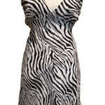 Princess Polly  Zebra‎ Print Mini Dress Size 6 US / 10 AU Sleeveless V-Neck Photo 0