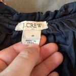 JCrew Factory Metallic Peplum Blouse Size Medium Blue Photo 5