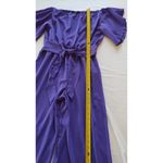 Chicme Women Purple Off the Shoulder Wide Leg Jumpsuit, Size L Size L Photo 10