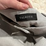 Talbots NEWPORT PANTS - Gray STRIPE - CURVY FIT SIZE 10 New With Tags Photo 8