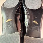 Diane Von Furstenberg  Black Patent Leather Pointed Toe Flats 8M Photo 6