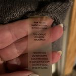 Soft Surroundings Grey Knit Pullover Sweater, V-Neck, Size S Acrylic-Wool-Alpaca Photo 6