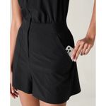 Athleta  Black‎ Sleeveless Jumpsuit Romper Casual Career Pockets Photo 5