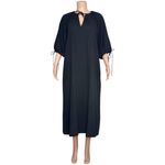 SAMSOE SAMSOE Salago Midi Dress, Black, Small Black Photo 5