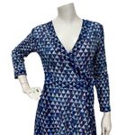 BCBGMAXAZRIA  Wrap Small Traingular Shape Print Knee Length Dress Photo 3