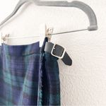 Pitlochry Kilt 100% Pure New Wool Pleated Skirt Scotland in Green Blue Size 12 Photo 6