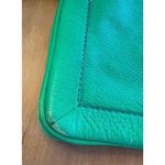 J. CREW Handbag Kelly Green Leather Crossbody Bag‎ 3 Photo 10